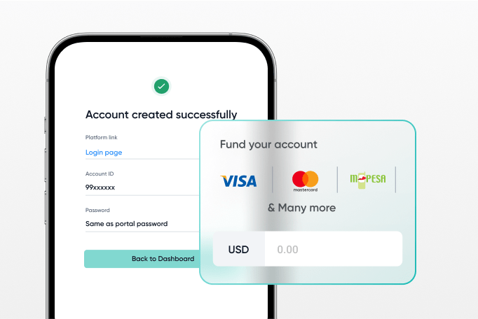 Sign up and fund FXPesa